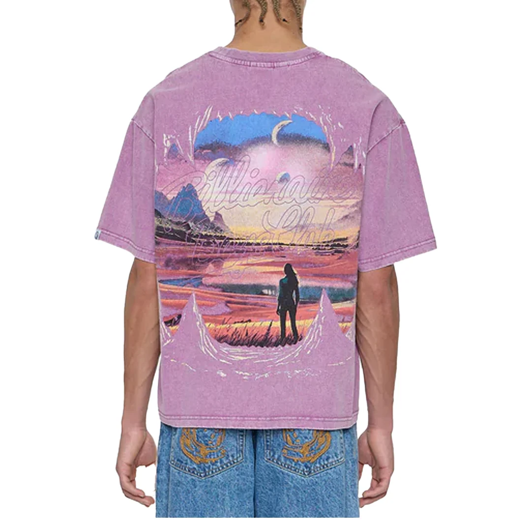 ABYSS SHORT SLEEVE KNIT AMETHYST BOXY FIT - Image 4