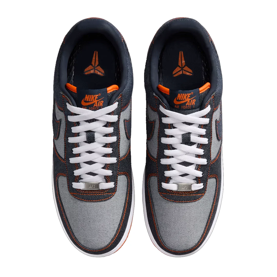 AIR FORCE 1 LOW PROTRO OBSIDIAN/SAFETY ORANGE "DENIM" - Image 3