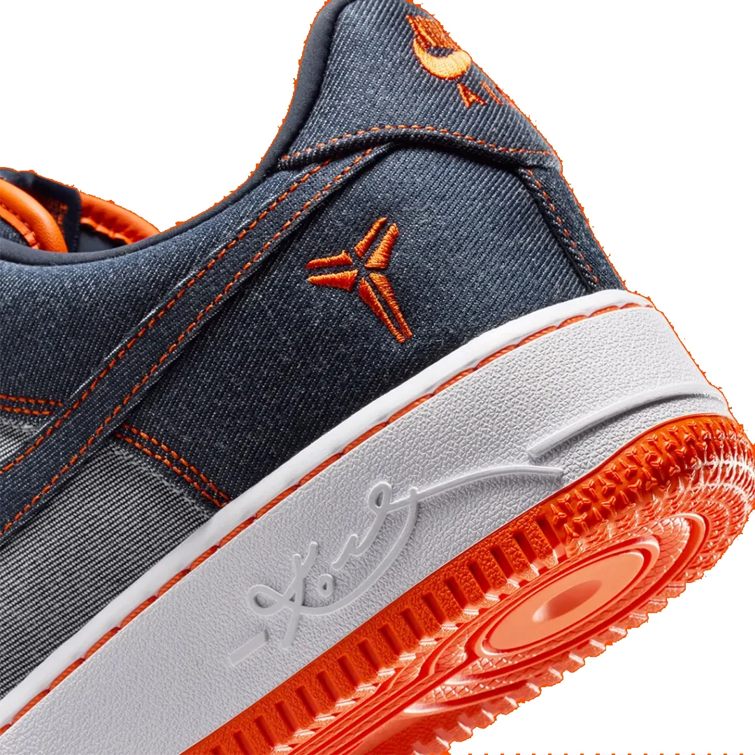 AIR FORCE 1 LOW PROTRO OBSIDIAN/SAFETY ORANGE "DENIM" - Image 6