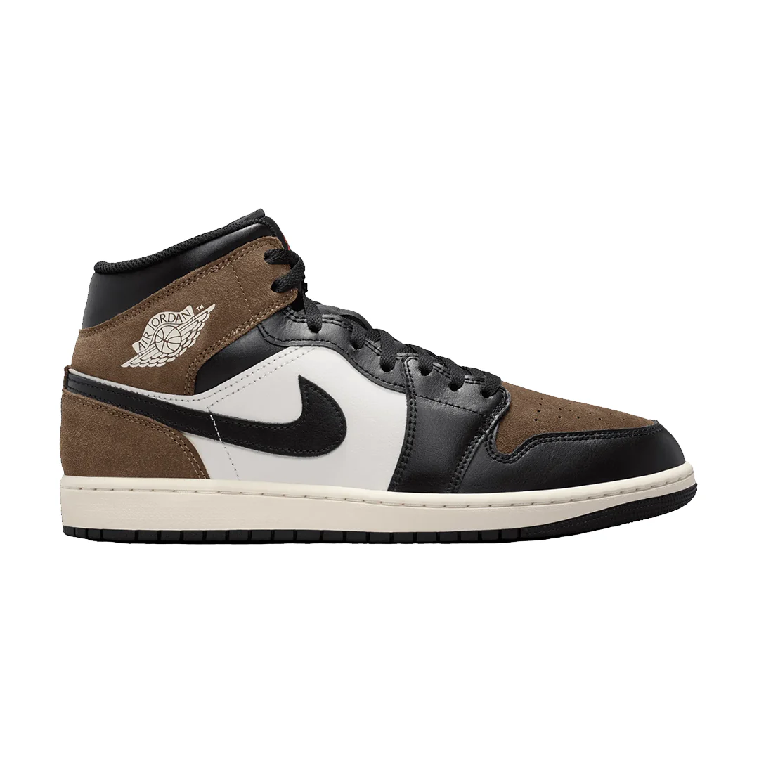 AIR JORDAN 1 MID BLACK / PHANTOM