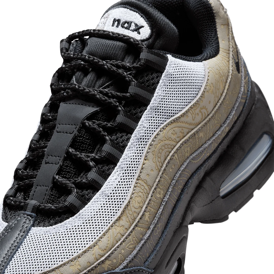 AIR MAX 95 BIG BUBBLE LEATHER WHITE/BLACK - Image 6