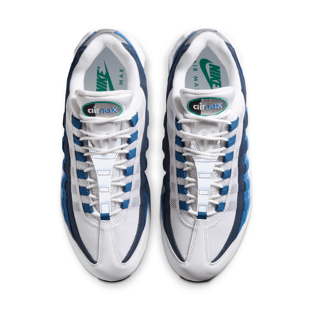 AIR MAX 95 OG WHITE/EMERALD GREEN-LAKE BLUE - Image 3