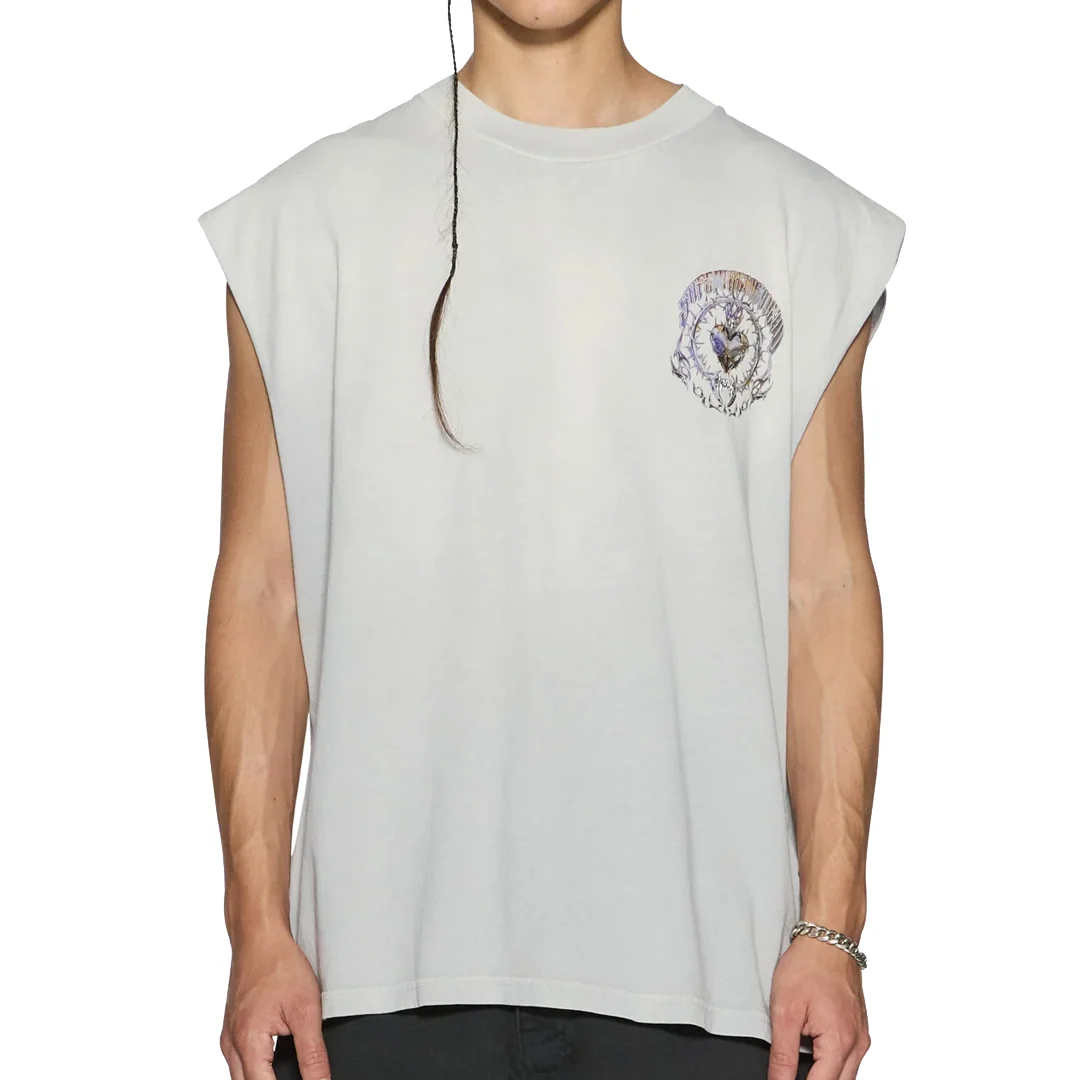 ANGUISH CUT OFF TANK KRETE GREY - Image 2