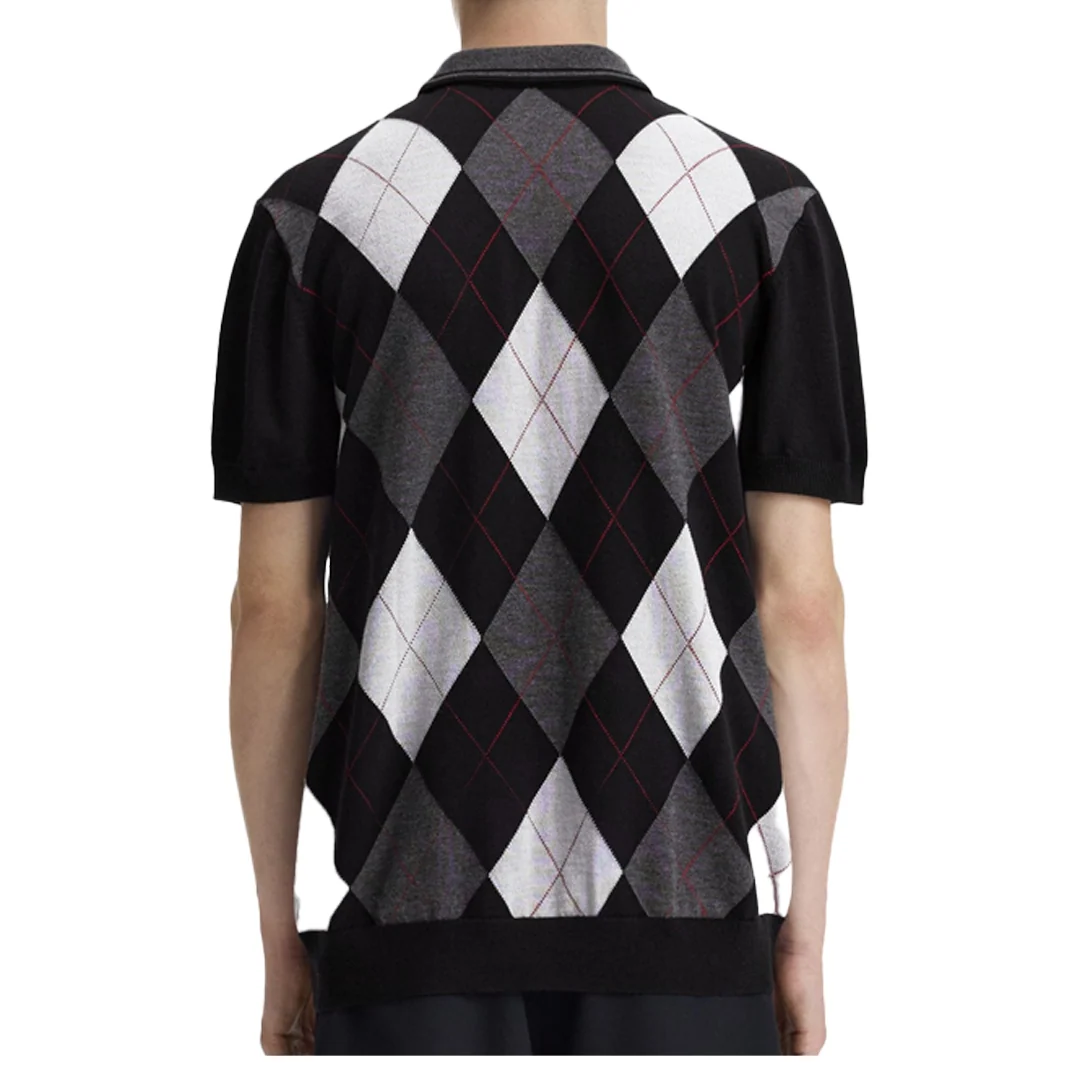 ARGYLE KNITTED SHIRT - Image 2