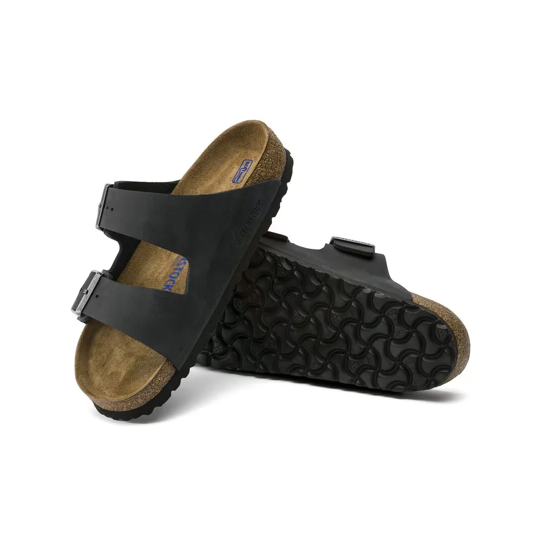 ARIZONA SOFT FOOTBED OILED LEATHER - BLACK - Image 2