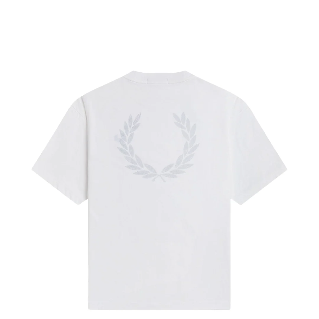 BACK PRINT LAUREL WREATH T-SHIRT SNOW WHITE - Image 3