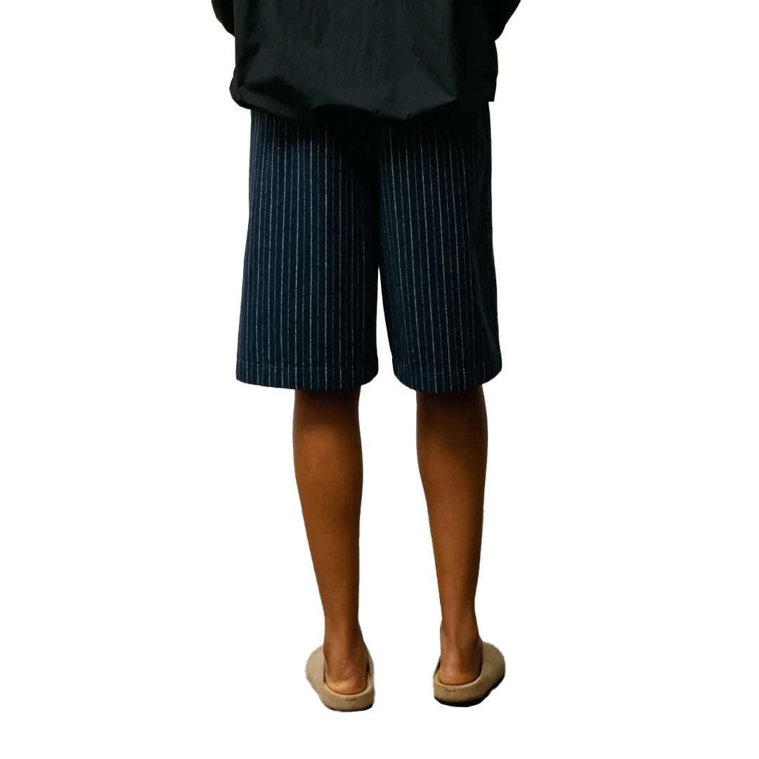 BAGGY BEACH SHORTS NAVY STRIPE - Image 3
