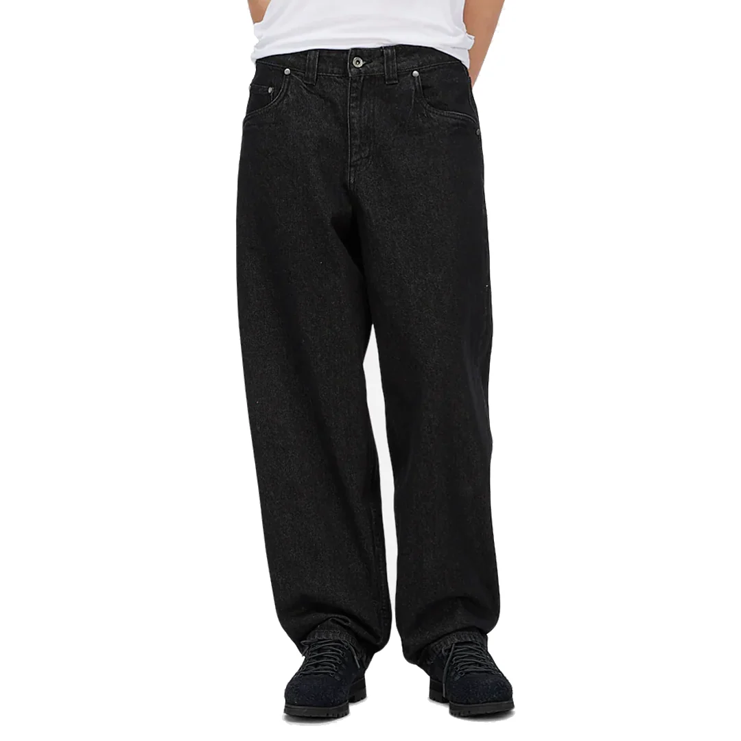 BAGGY DENIM PANTS BLACK WASHED - Image 2