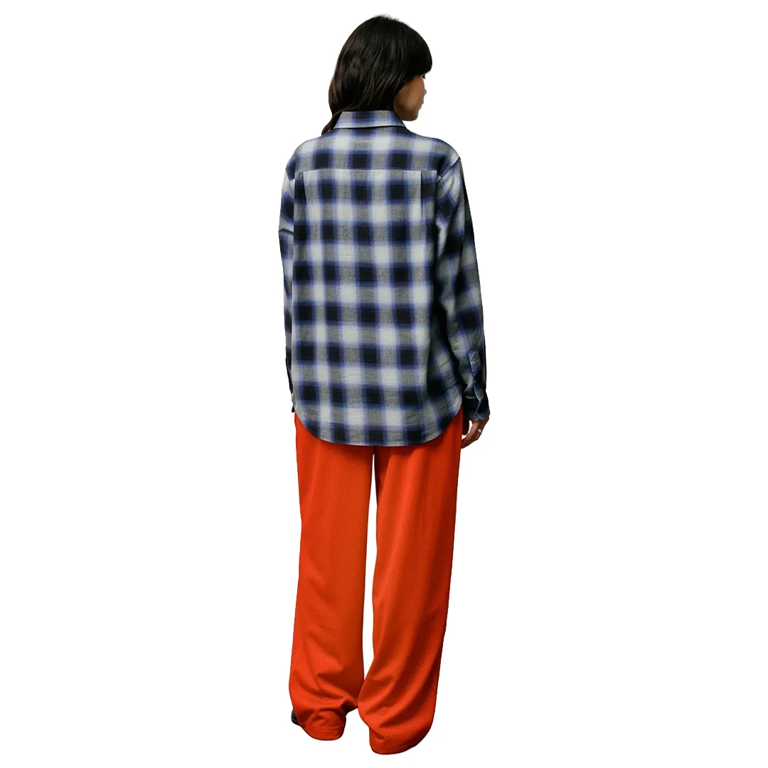 BEACH OMBRE PLAID SHIRT BLACK - Image 6