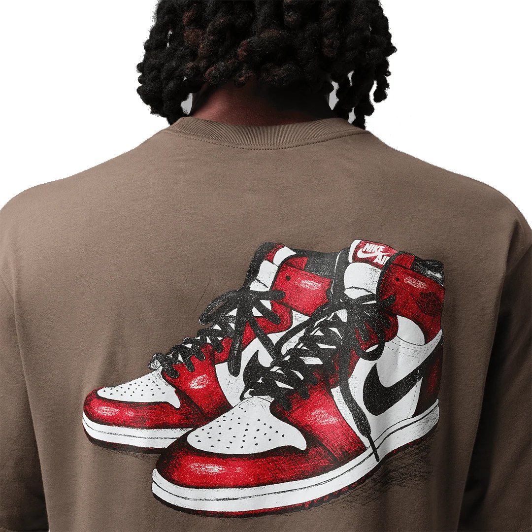 BROOKLYN AIR JORDAN T-SHIRT BROWN PALOMINO - Image 3