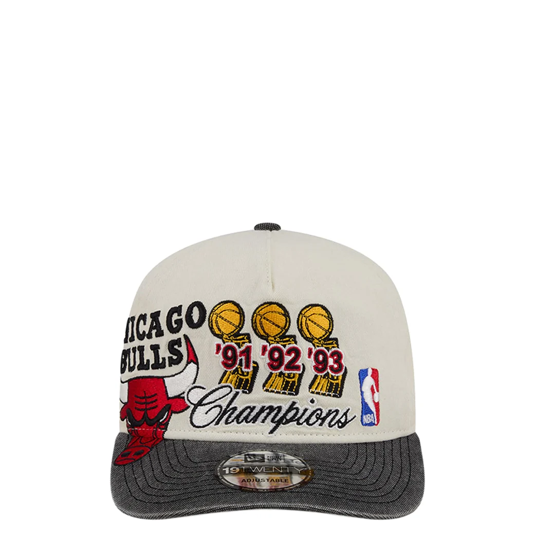 CHICAGO BULLS CHAMPIONS 19TWENTY ADJUSTABLE BEIGE HAT - Image 2