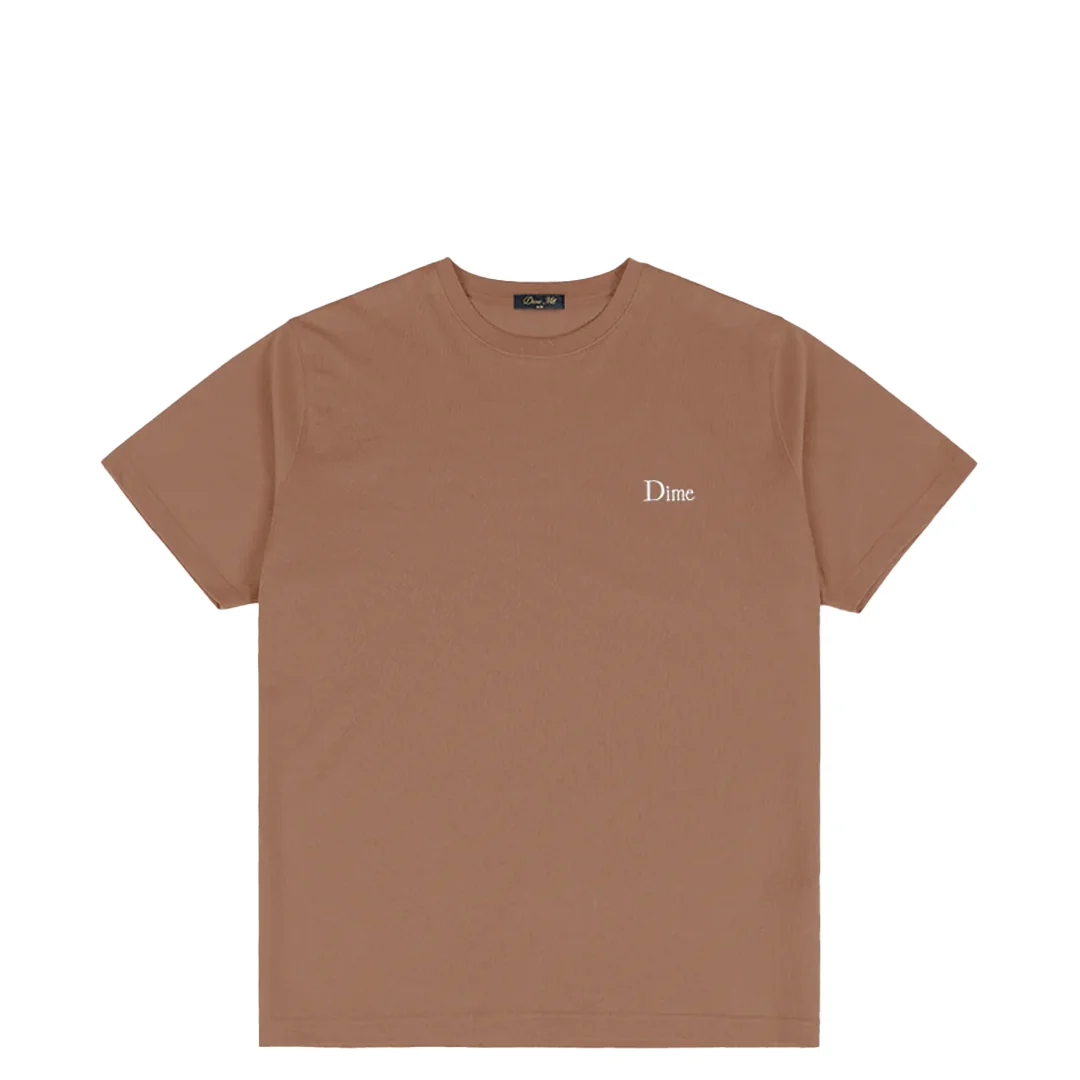 CLASSIC SMALL LOGO T-SHIRT CANYON BROWN