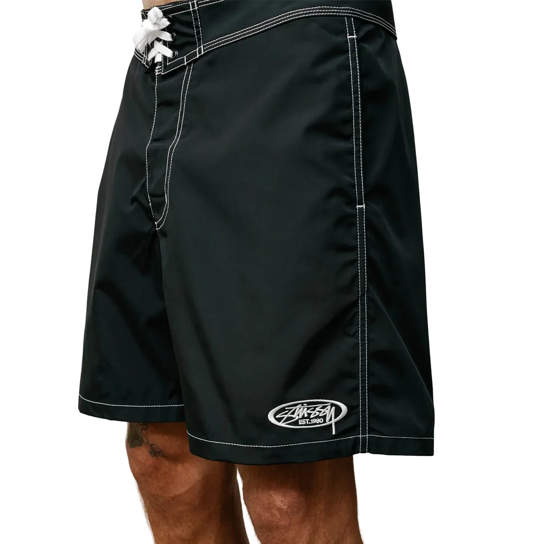 COASTAL BOARD SHORT BLACK - Image 7