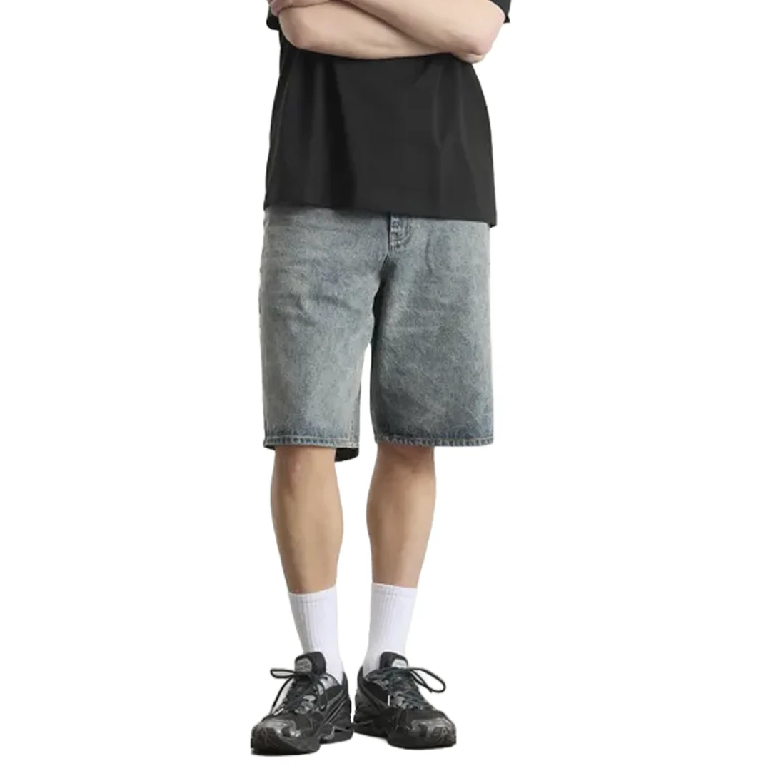 COMPACT SHIELD EMBROIDETY DENIM SHORTS - Image 2
