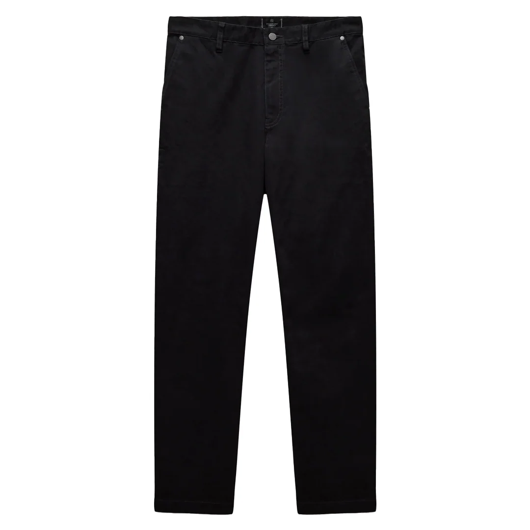 COTTON CANVAS GROUNDS STANDARD PANT BLACK