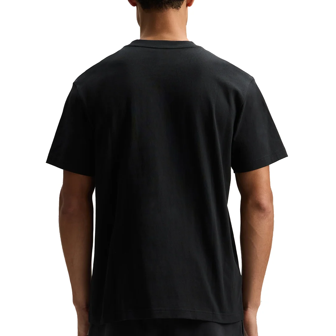 CRYSTAL SLANTED SCRIPT TEE BLACK - Image 2