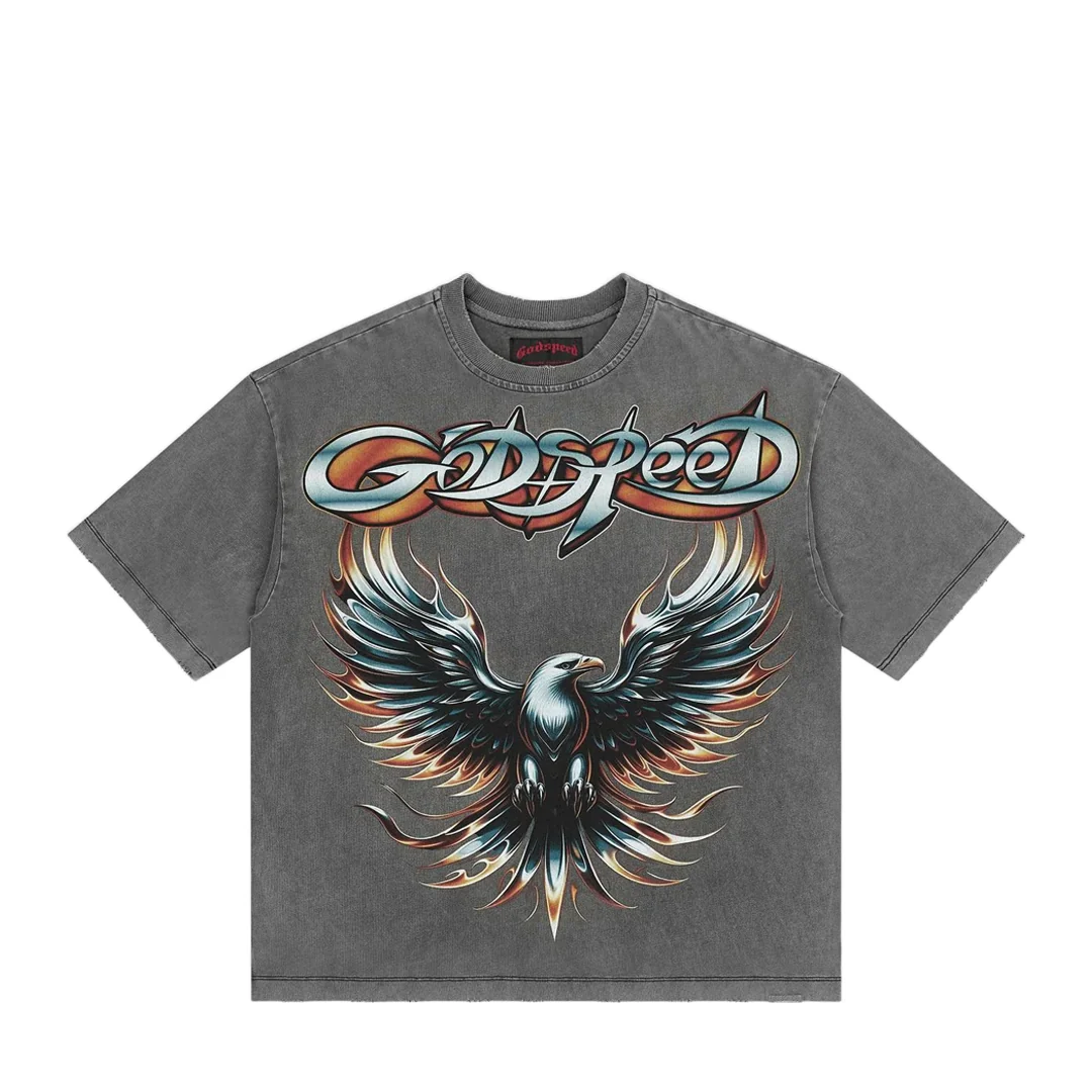 EAGLE EYE T-SHIRT GREYWASH