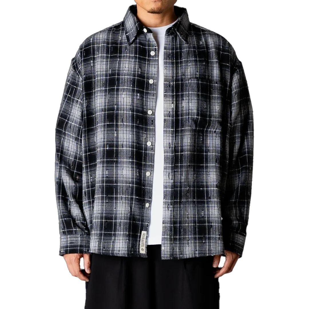 JONG CHECK SUPPLY SHIRT BLACK - Image 2