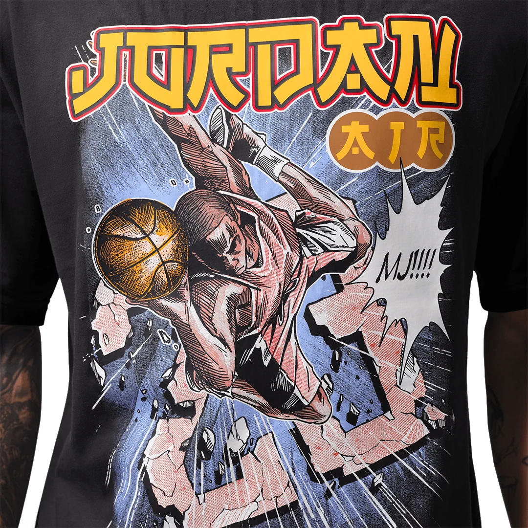 MJ BROOKLYN 85 ANIME T-SHIRT OFF NOIR - Image 3