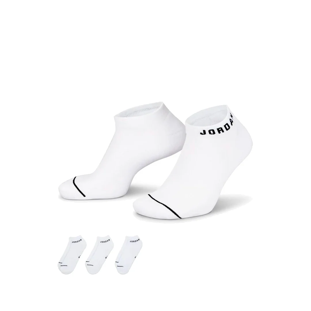 JORDAN EVERYDAY NO-SHOW SOCKS WHITE