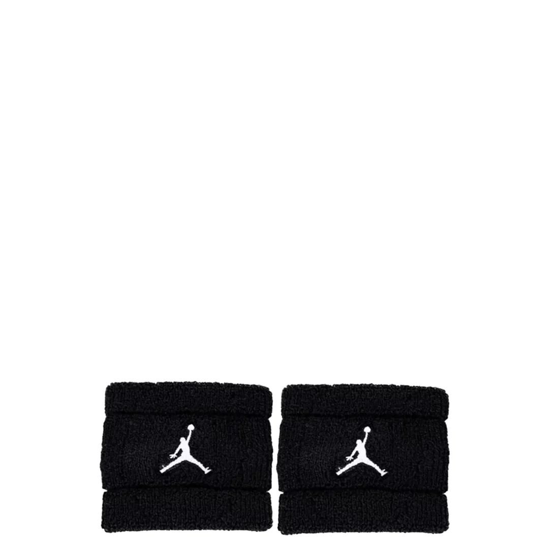 WRISTBANDS 2-PACK TERRY BLACK