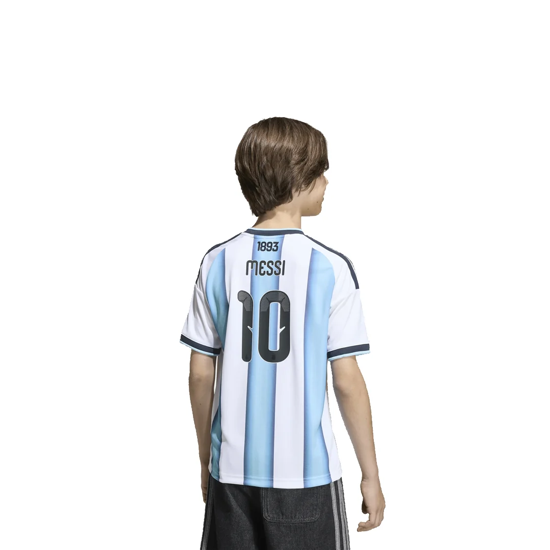 KIDS ARGENTINA 26 HOME MESSI JERSEY WHITE/ICE BLUE - Image 5