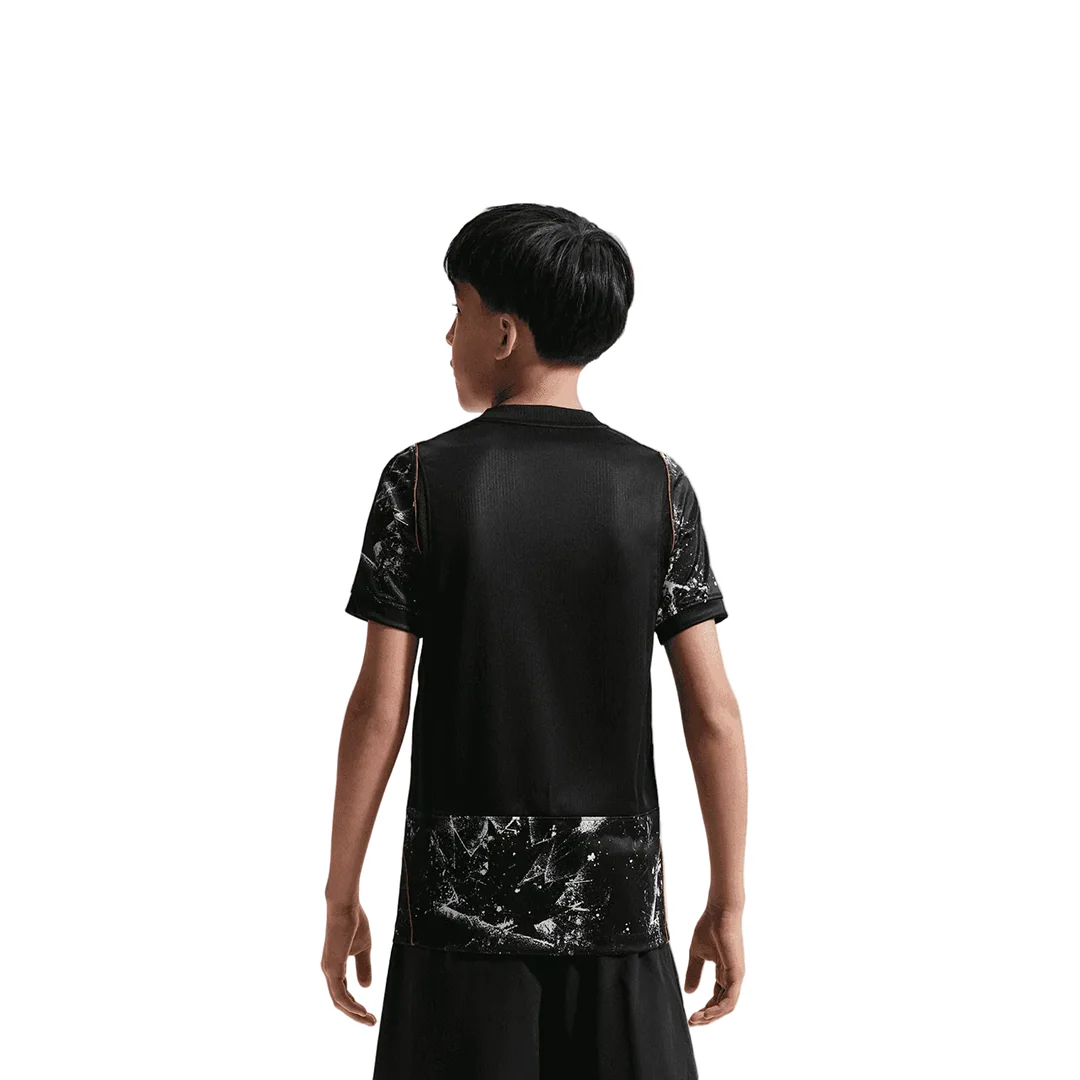 KIDS' CANADA 2026 STADIUM AWAY T-SHIRT BLACK - Image 3