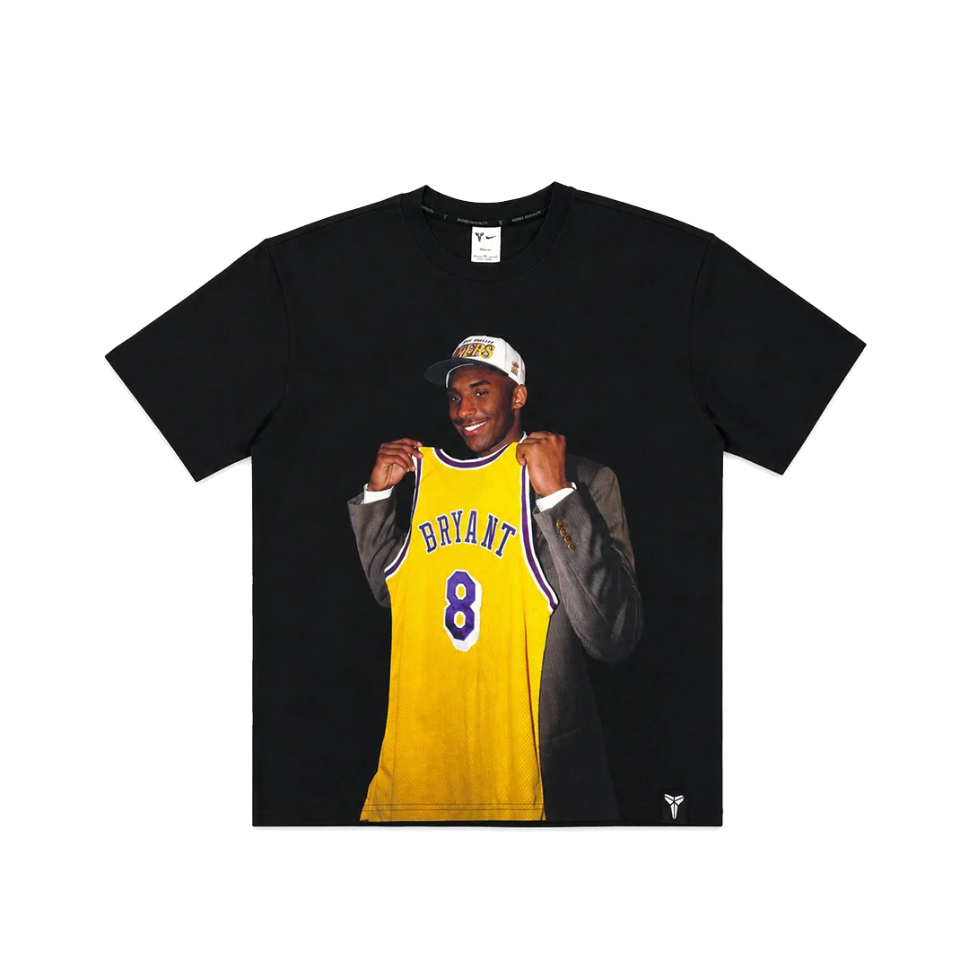 KOBE "DRAFT PACK" BLACK T-SHIRT - Image 3