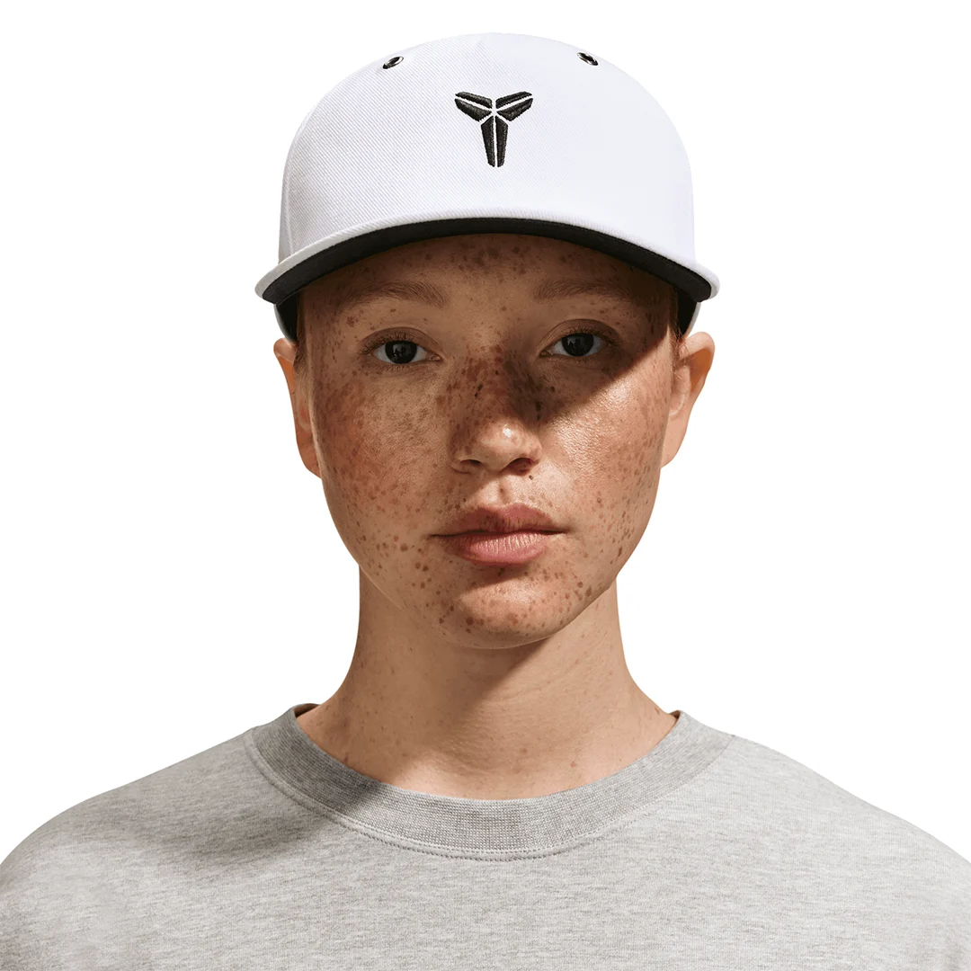 KOBE PRO UNSTRUCTURED BASKETBALL CAP WHITE / BLACK - Image 3