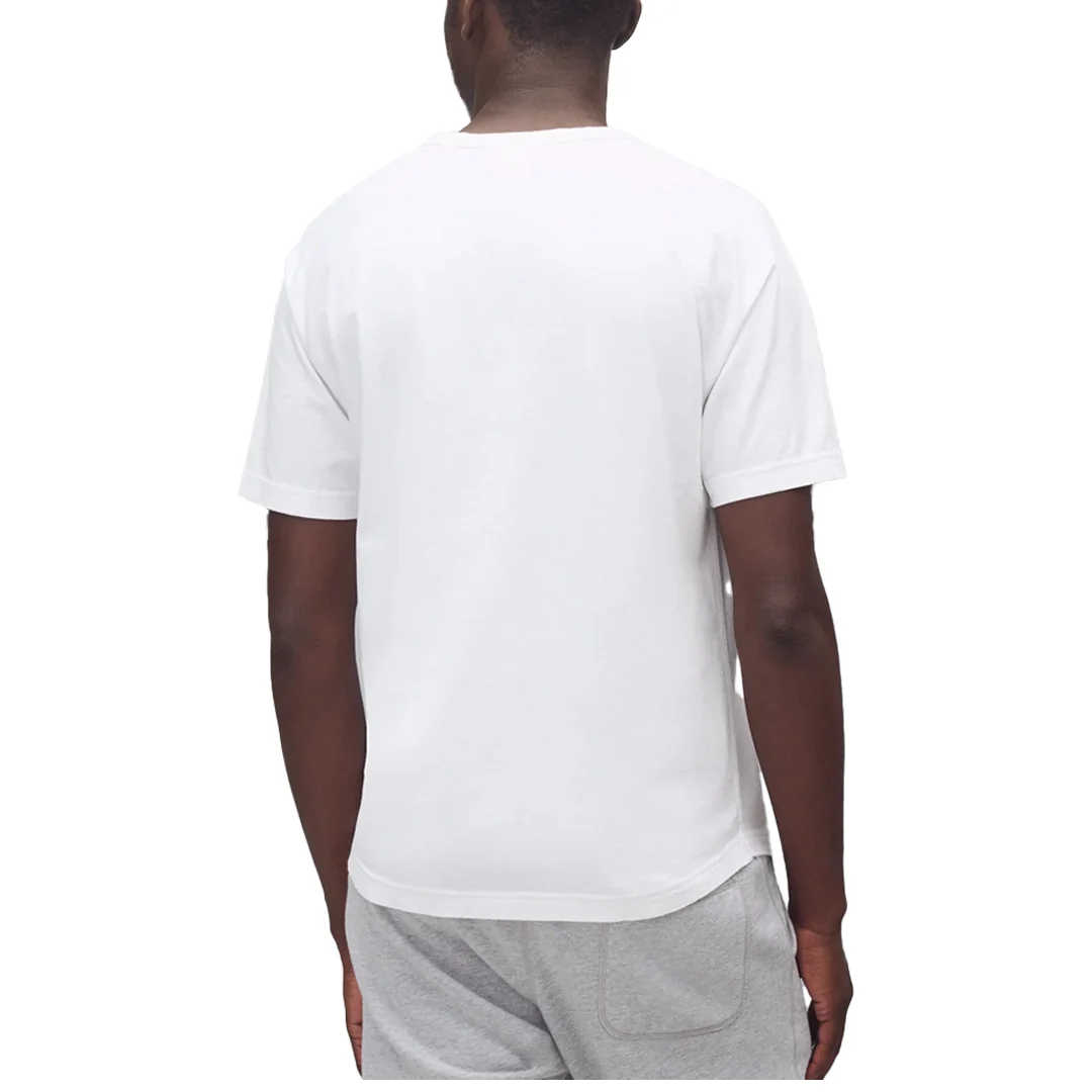 LIGHTWEIGHT JERSEY STANDARD RAGLAN TSHIRT WHITE - Image 3