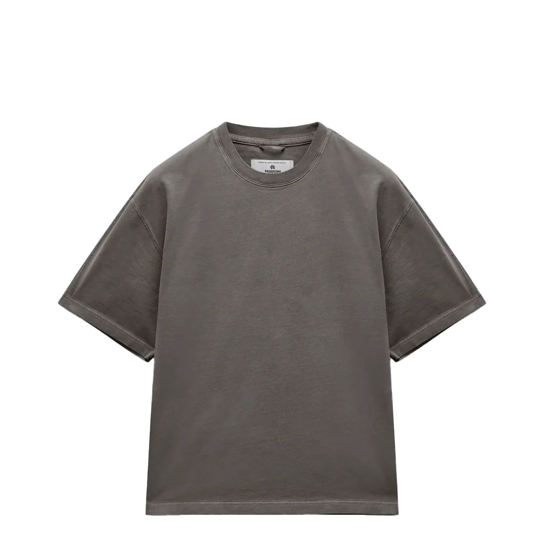MIDWEIGHT JERSEY FADEAWAY RELAXED T-SHIRT FADED STONE