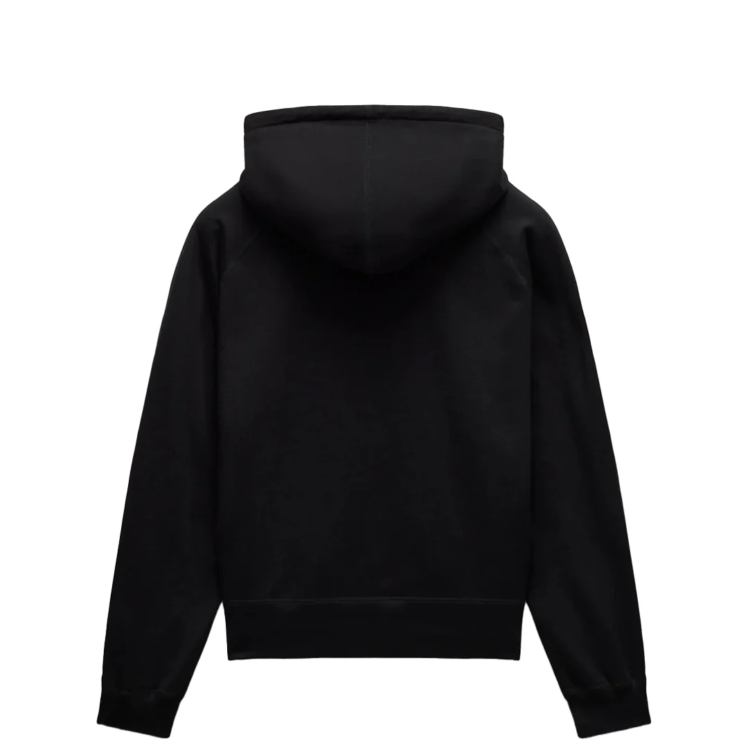 MIDWEIGHT TERRY RELAXED HOODIE BLACK - Image 4