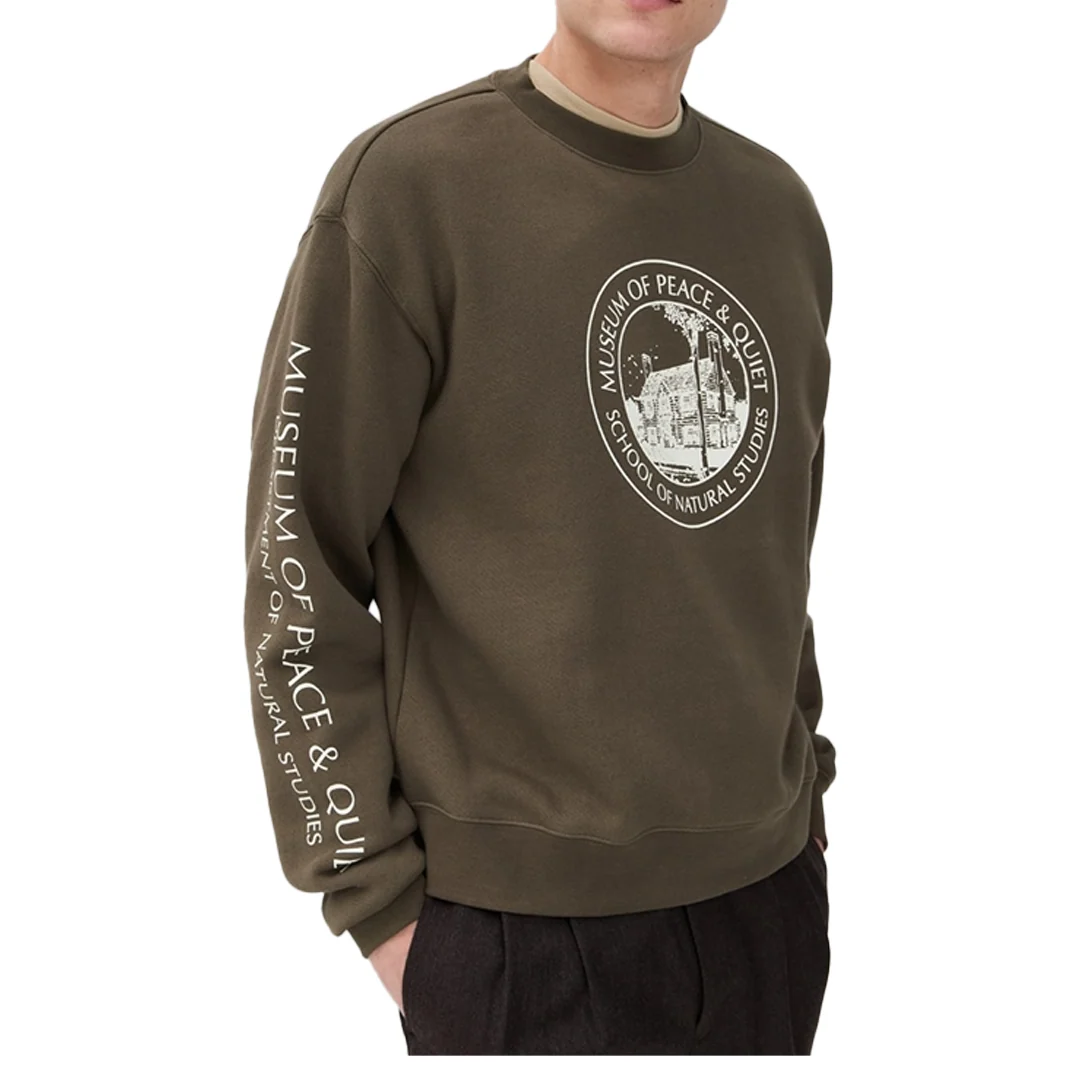 NATURAL STUDIES CREWNECK BROWN
