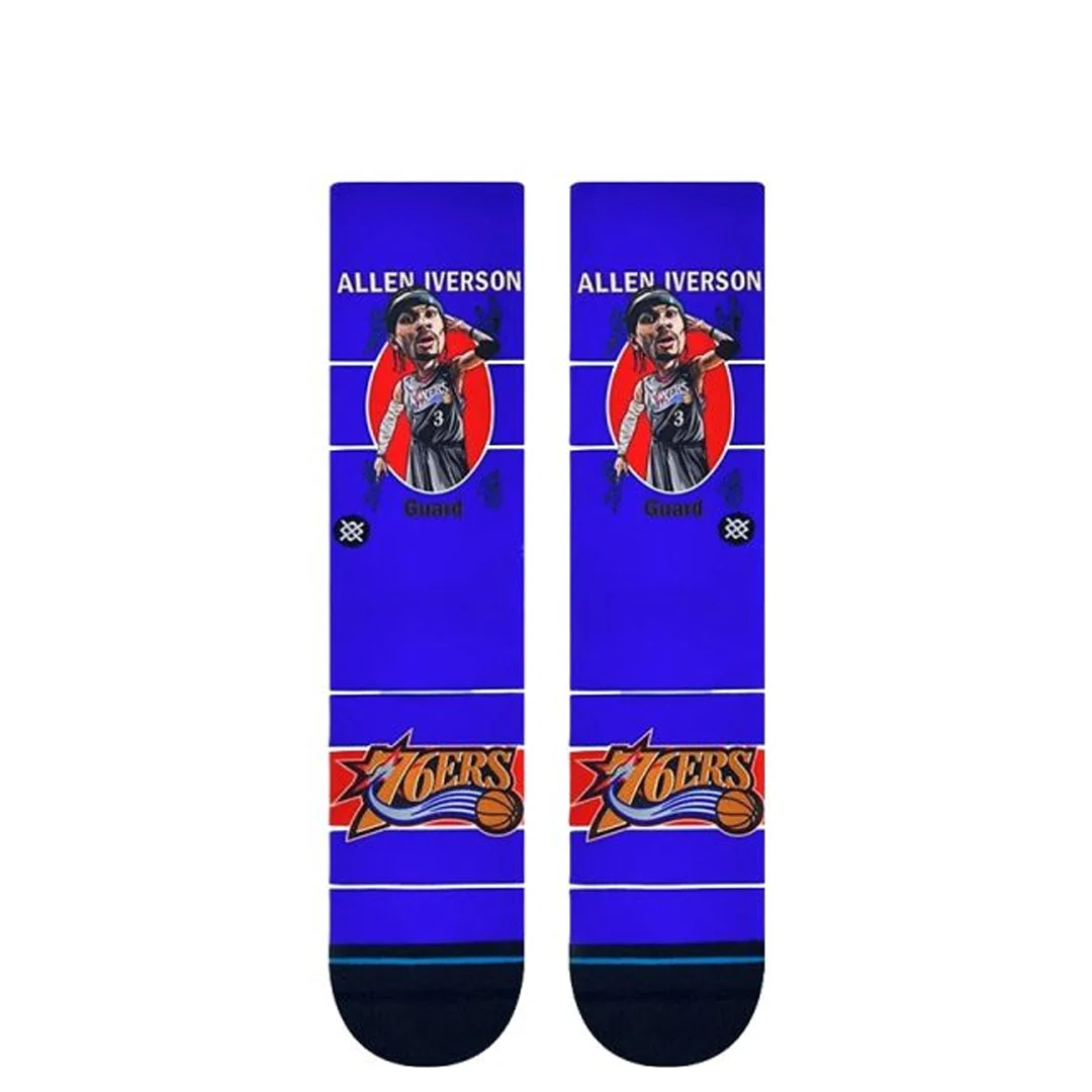 NBA RETRO BIGHEAD ALLEN IVERSON SOCKS