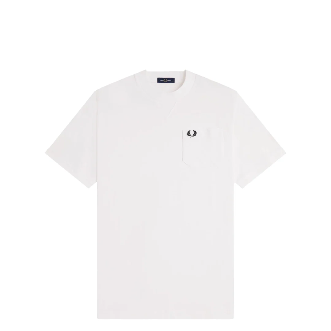 POCKET DETAIL T-SHIRT SNOW WHITE - Image 2