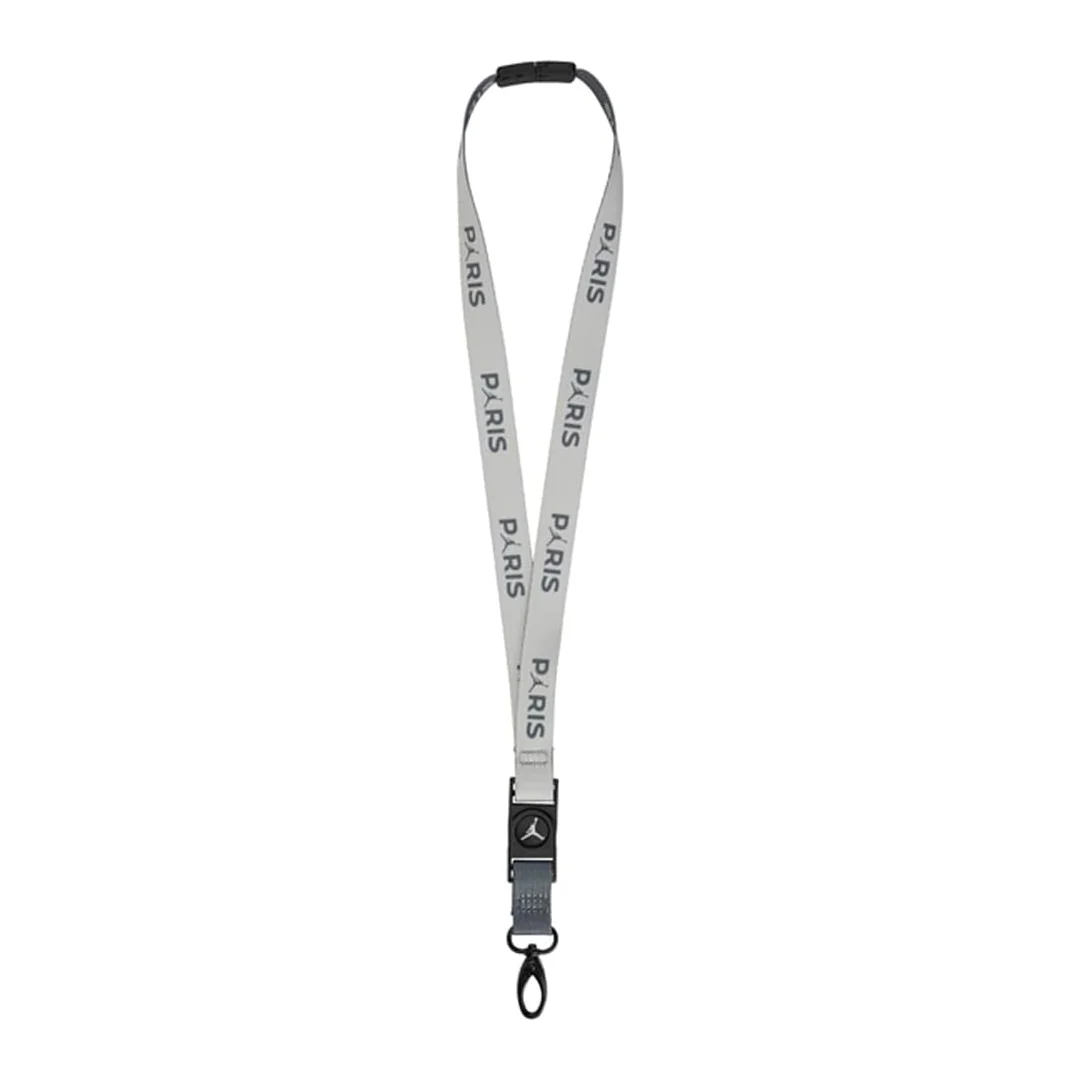 PREMIUM LANYARD PRINTED REVERSIBLE PARIS GREY/ BLACK