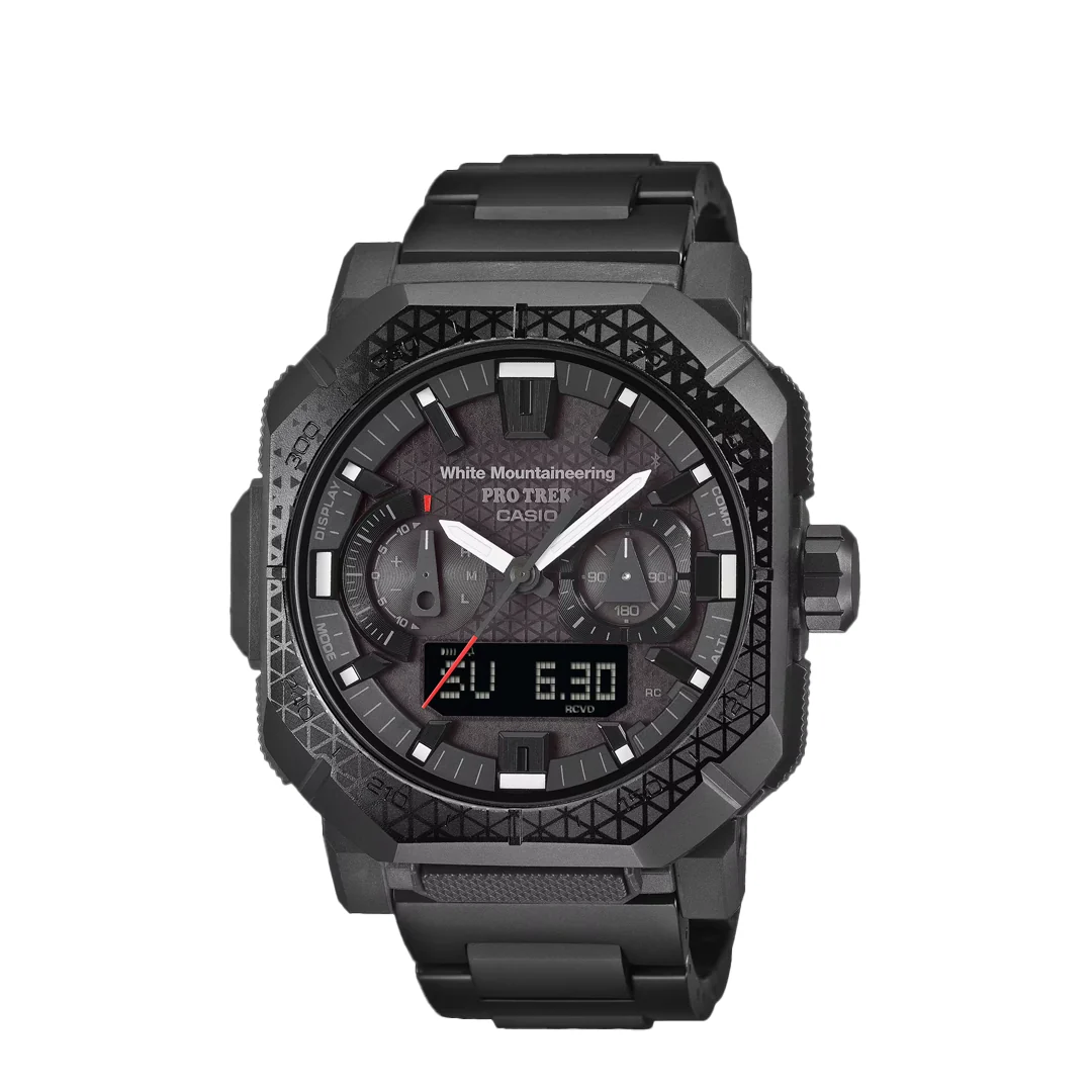PRO TREK & WHITE MOUNTAINEERING MATTE BLACK WATCH PRWB1000WM-1