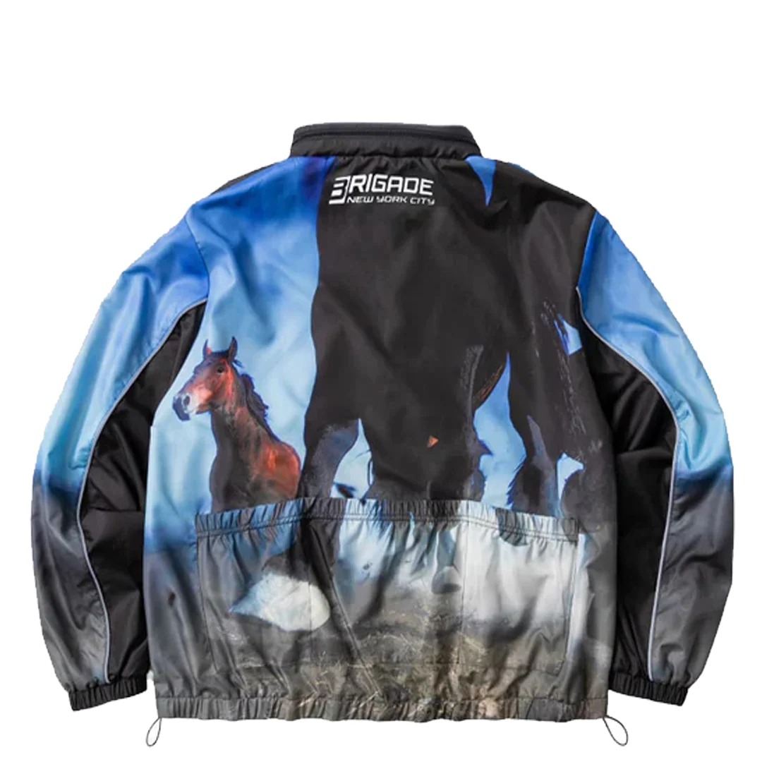 RACE HORSE CYCLING JACKET BLACK - Image 2