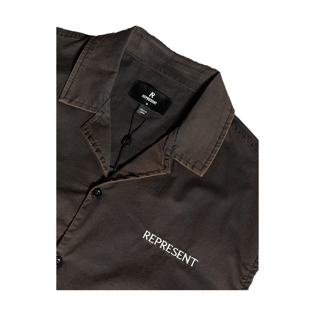 SERIF SHIRT BURNT BLACK - Image 2