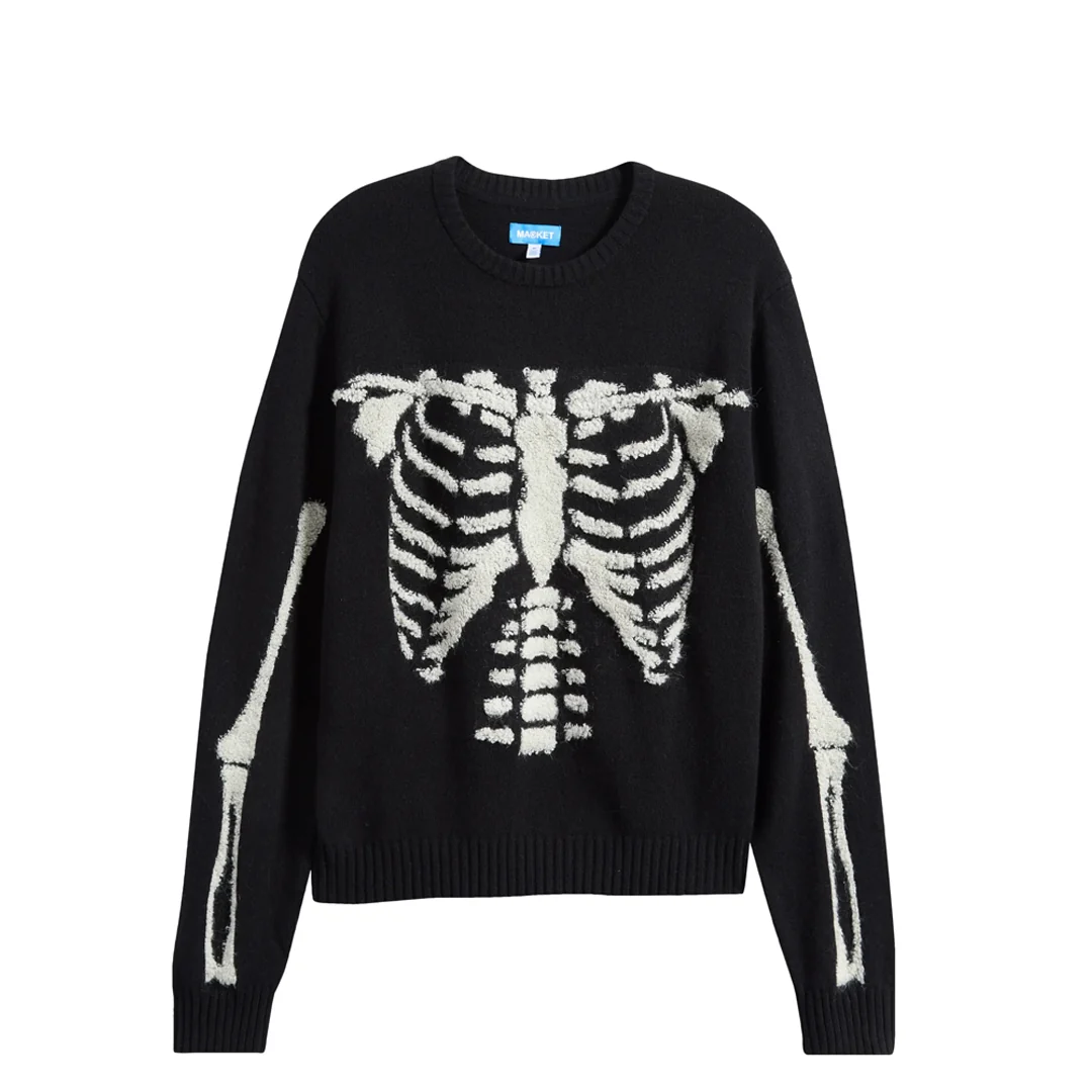 SKELLY SWEATER (INTARSIA KNIT)