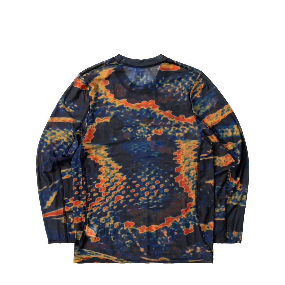 SNAKESKIN MESH RUNNING SHIRT ORANGE - Image 2