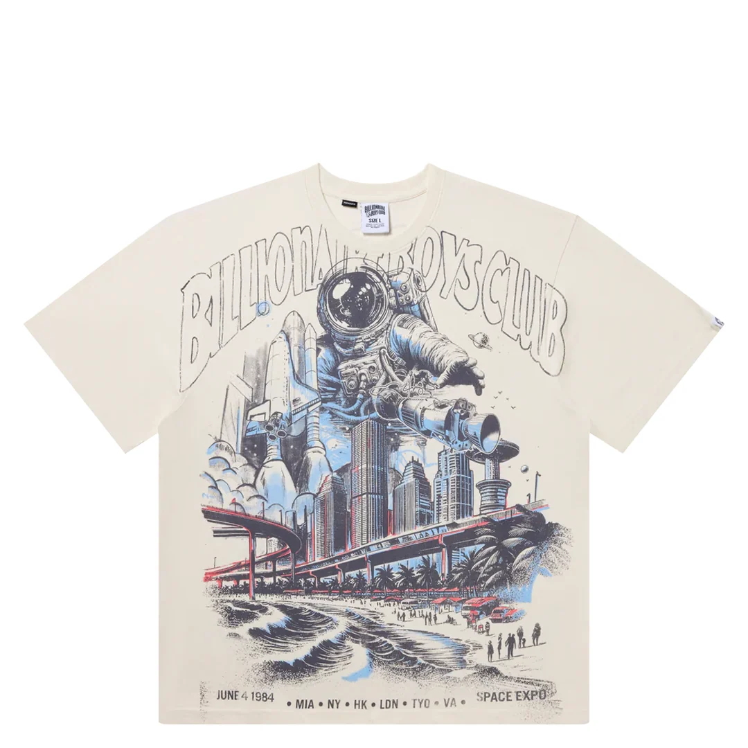 SPACE EXPO SHORT SLEEVE T-SHIRT GARDENIA