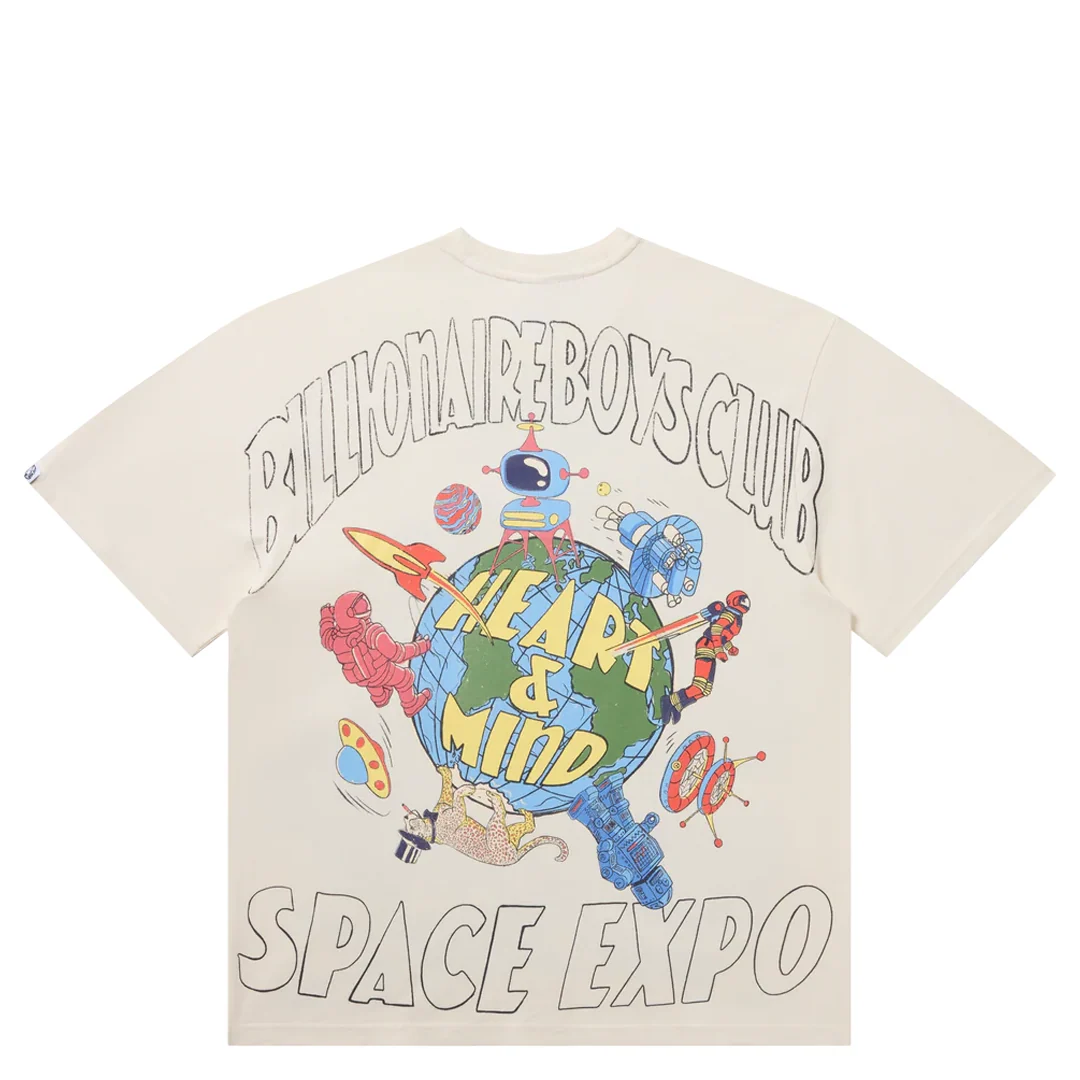 SPACE EXPO SHORT SLEEVE T-SHIRT GARDENIA - Image 2