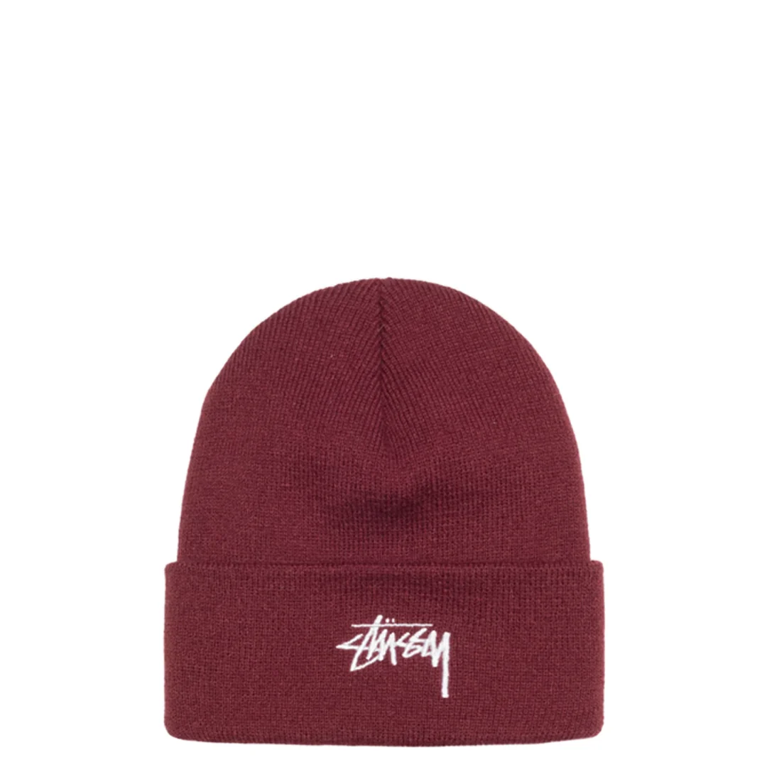 STOCK CUFF BEANIE SYRAH