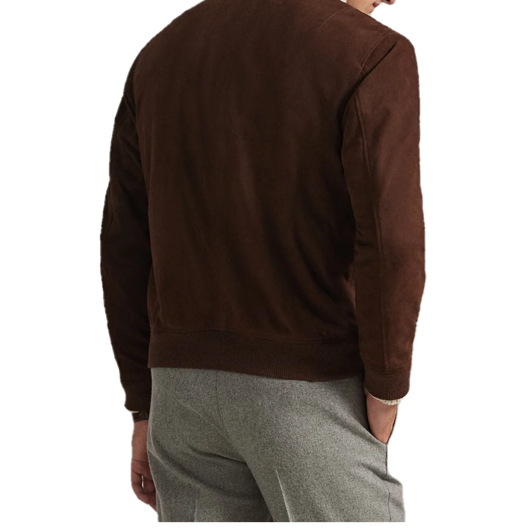 SUEDE FLIGHT JACKET COOPER BROWN - Image 3