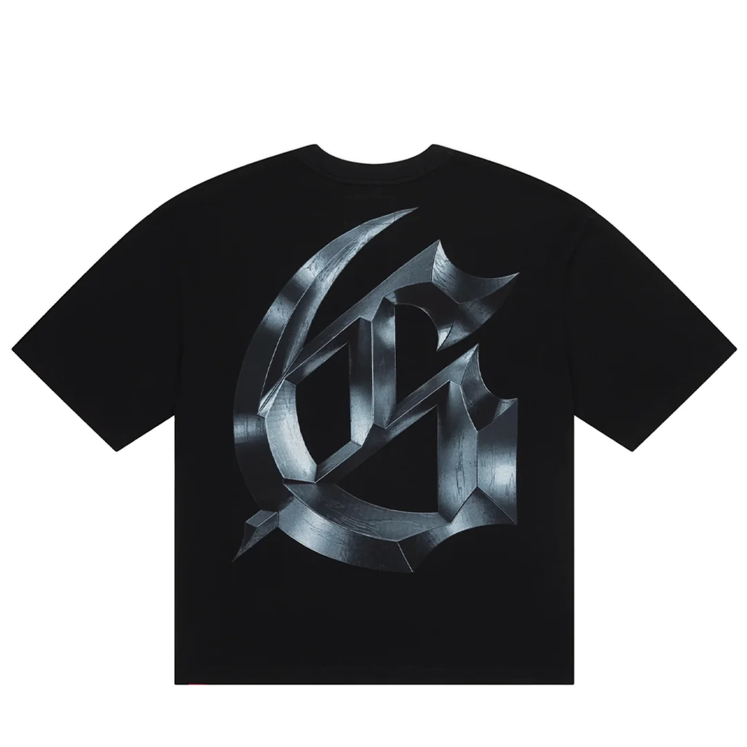 SYMMETRICAL LOGO T-SHIRT BLACK - Image 2