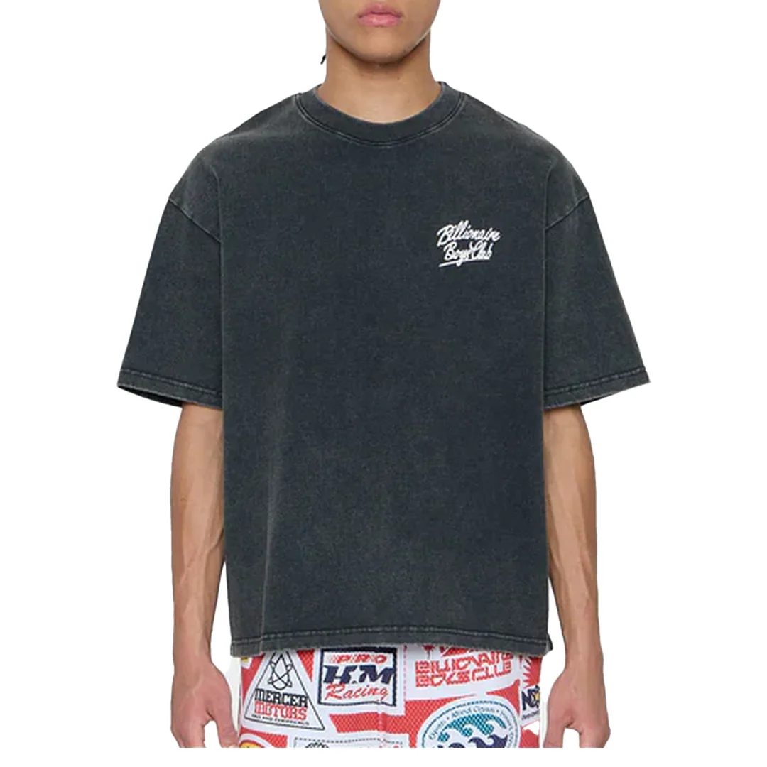 THE ABYSS SHORT SLEEVE KNIT BLACK BOXY FIT - Image 4