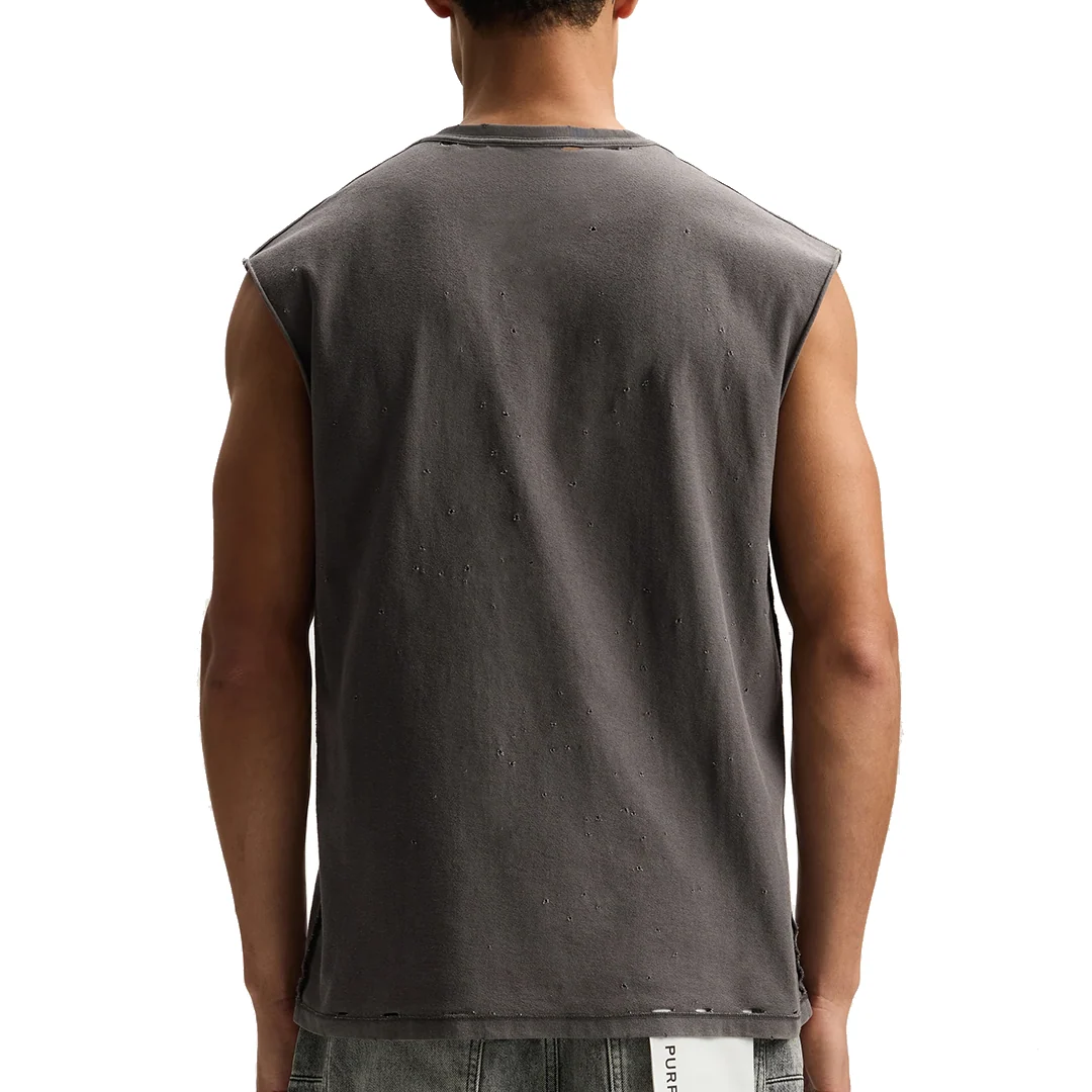 VOLTAGE SCRIPT TANK TOP GRAY - Image 2