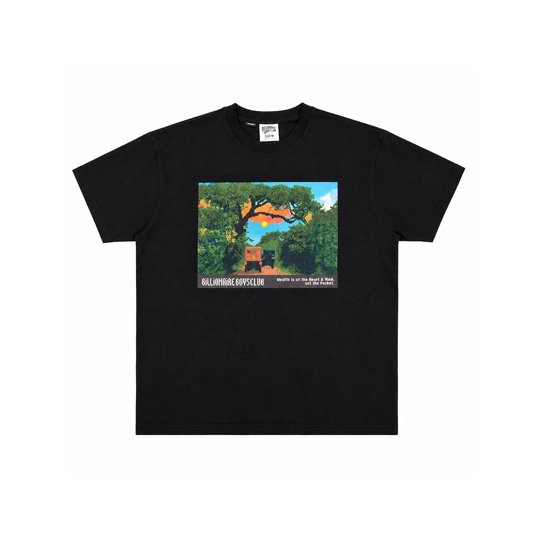 WILD SS KNIT TEE BLACK - Image 2