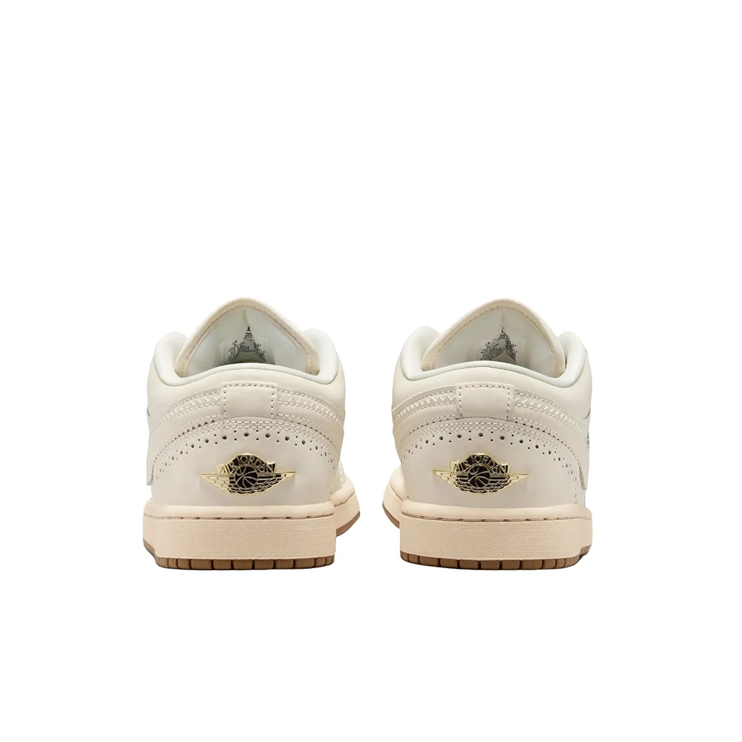 WOMEN'S AIR JORDAN 1 SE "BROGUE" CHALK/METALLIC GOLD - Image 8
